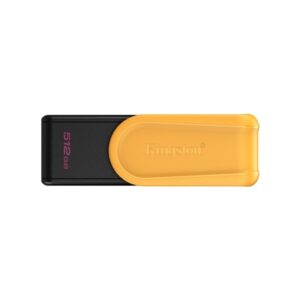 Kingston DataTraveler Exodia S DTXS/512GB USB Flash Drive, 512GB, USB 3.2, Black/Yellow, Swivel Cap Design - Image 2