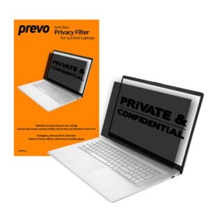 prevo 15.6 Inch Laptop Privacy Screen/ Privacy Filter, Anti-Glare, Anti-Peep, Anti-Static, Blackout - Image 2