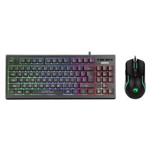 Marvo Scorpion Keyboard and Mouse Bundle featuring Marvo Scorpion K607 TKL Layout Multimedia USB 2.0 Wired 3 Colour Backlit Gaming Keyboard & Marvo Scorpion M292 Capo 20 USB RGB Programmable Gaming Mouse - Image 2