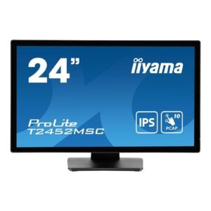iiyama PROLITE T2452MSC-B1  24 inch IPS Monitor, Full HD, 5ms, USB Hubx2, HDMI, DisplayPort, 60Hz, Speakers, Black, ACR, Internal PSU - Image 3