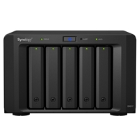 Synology DX517 5-Bay Expansion Unit, Supports up to 80TB, Hot Swappable Drives, 3 Year Warranty
