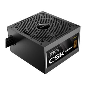 Antec CSK550DC 550W Power Supply, 80 Plus Bronze Certified, ATX 12V 2.52, Non-Modular, DC-to-DC, Flat Black Cables, 120mm Quiet Fan, UK Plug - Image 2