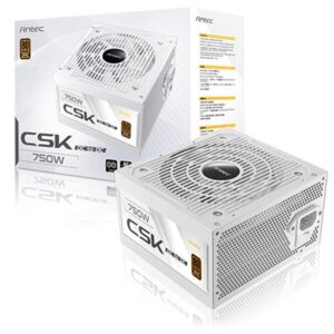 Antec CSK DC 750W White PSU, 80+ Bronze, Fully Wired, Antec's 5-year warranty - Image 2