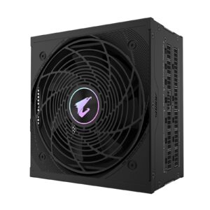 Gigabyte AORUS ELITE 850W PSU - Fully Modular, 80 PLUS Platinum, ATX 3.1, PCIe 5.0 Ready, 12VHPWR, Silent 120mm FDB Fan, 10-Year Warranty - Image 3