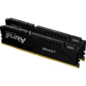 Kingston FURY Beast (KF556C36BBEK2-128)128GB (64GB x2),  DDR5 5600MT/s Memory DIMM - Black - Image 3