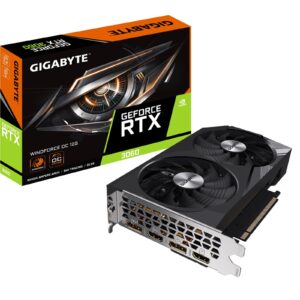 Gigabyte Nvidia GeForce RTX 3060 WINDFORCE OC 12GB LHR Dual Fan Graphics Card - Image 3