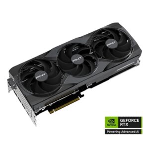 PNY NVIDIA GEFORCE RTX 5080 OC 16GB, GDDR7 Graphics Card, 10752Cuda Cores, 2295 MHz Core Clock, Triple Fan, 3 x Display Ports/ 1 x HDMI Port - Image 2