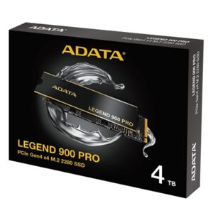 Adata Legend (SLEG-900P-4TCS) 900 PRO PCIe Gen4 x4 M.2 2280 Solid State Drive,  R/W speed up to 7,400/6,500 MB/s, 5-year limited warranty - Image 2