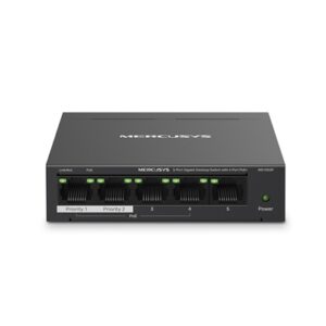 Mercusys MS105GP 5-Port Gigabit Desktop Switch with  4-Port PoE+ - Image 2