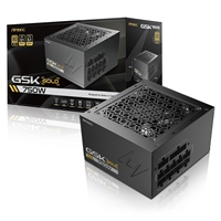 Antec GSK ATX3.1 750W Power Supply - 80 PLUS Gold, Full Modular, PCIe 5.1, JP Capacitors, Zero RPM Manager, 7-Year Warranty