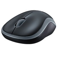 Logitech M185 Wireless Black & Grey Mouse - Image 5