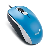 Genius DX-110 Wired USB Plug and Play Mouse, 1000 DPI Optical Tracking, 3 Button with Scroll Wheel, Ambidextrous Design with 1.5m Cable, Blue - Image 4