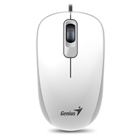 Genius DX-110 Wired USB Plug and Play Mouse, 1000 DPI Optical Tracking, 3 Button with Scroll Wheel, Ambidextrous Design with 1.5m Cable, White - Image 5