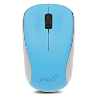Genius NX-7000 Wireless Mouse, 2.4 GHz with USB Pico Receiver, Adjustable DPI levels up to 1200 DPI, 3 Button with Scroll Wheel, Ambidextrous Design, Blue - Image 5