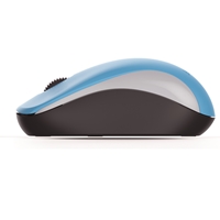 Genius NX-7000 Wireless Mouse, 2.4 GHz with USB Pico Receiver, Adjustable DPI levels up to 1200 DPI, 3 Button with Scroll Wheel, Ambidextrous Design, Blue - Image 6