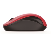 Genius NX-7000 Wireless Mouse, 2.4 GHz with USB Pico Receiver, Adjustable DPI levels up to 1200 DPI, 3 Button with Scroll Wheel, Ambidextrous Design, Red - Image 6