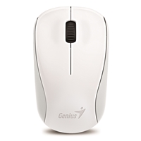 Genius NX-7000 Wireless Mouse, 2.4 GHz with USB Pico Receiver, Adjustable DPI levels up to 1200 DPI, 3 Button with Scroll Wheel, Ambidextrous Design, White - Image 5