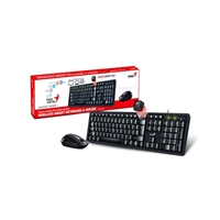 Genius KM-8200 Wireless Smart Keyboard and Mouse Combo Set, Customizable Function Keys, Multimedia, Full Size UK Layout and Optical Sensor Mouse, 1000dpi, designed for Home or Office - Image 4