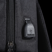 Marvo Scorpion Urbano 20 Black Waterproof 15.6 Inch Laptop Backpack with USB Charging Port (Black) - Image 5