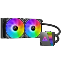 ANTEC Symphony 240 AiO Liquid CPU Cooler, Universal Socket, 240mm Radiator, PWM 1600RPM Cooling Fans, Addressable RGB LED Lighting with Chromatic ARGB Lighting Pump Head - Image 7