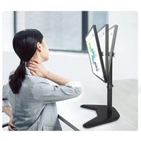 piXL Single Monitor Arm Desk Stand, For Screens up to 32", Max Weight 10Kg, Freestanding, Height Adjustable, Pivot, Swivel 360 - Image 7