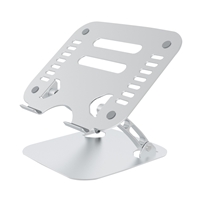 Prevo Aluminium Alloy Laptop Stand, Fit Devices from 11 to 17 Inches, Non-Slip Silicone, Height and Angle Adjustable - Image 4