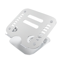 Prevo Aluminium Alloy Laptop Stand, Fit Devices from 11 to 17 Inches, Non-Slip Silicone, Height and Angle Adjustable - Image 5