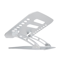 Prevo Aluminium Alloy Laptop Stand, Fit Devices from 11 to 17 Inches, Non-Slip Silicone, Height and Angle Adjustable - Image 6