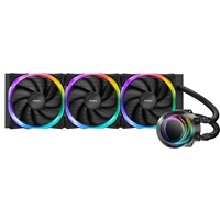 ANTEC Vortex 360 ARGB AiO Liquid CPU Cooler, Universal Socket, 360mm Radiator, PWM 2000RPM Fusion ARGB Cooling Fans, Addressable RGB LED Lighting with Suspended Spiral Pump Head Design - Image 4
