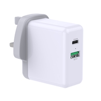 Prevo QC72 65W USB Type-C & USB Type-A Fast Charge Mains Charger with Qualcomm Quick Charge 3.0 and 1.5m 100W USB-C Cable for Laptops, Ultrabooks, Chromebooks, iPads, MacBooks, Smartphones, Tablets, Mobile Devices, Action Cameras, DSLRs - Image 4