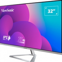 Viewsonic VX3276-MHD-3 32-Inch Full HD, Frameless IPS Monitor, 1080p, 1920 x 1080 Resolution, 75Hz, HDMI, VGA, DisplayPort, Speakers - Image 5