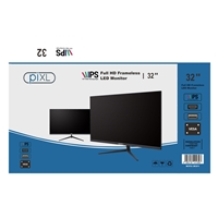 piXL CM32F4 32 Inch Frameless Monitor, Widescreen IPS LCD Panel, Full HD 1920x1080, 4ms Response Time, 60Hz Refresh, Display Port / HDMI, 16.7 Million Colour Support, VESA Wall Mount, Black Finish, 3 Year Warranty - Image 8