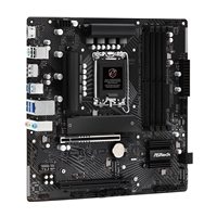 ASRock B760M PG Lightning Intel 1700 Socket Motherboard, Micro-ATX, 4x DDR5 Slots, 4x M.2 Sockets, 1x USB-C Port, 2.5GbE LAN, 1x DisplayPort / 1x HDMI Port - Image 6