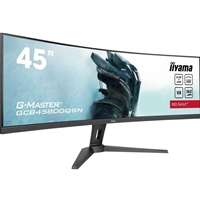 iiyama G-Master Red Eagle 44.5 Inch DQHD UltraWide Curved Gaming Monitor, VA, 165Hz, 0.8ms, Freesync, HDMI, Displayport, USB-C Hub, KVM Switch, Dock, Speakers, Height Adjust, VESA - Image 4