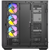 Antec C7 ARGB Mid Tower Tempered Glass PC Gaming Case - Black, 3x 120mm & 1x 140mm ARGB Fans, USB 3.2 Gen2, EATX/ATX/mATX/mITX Support - Image 8