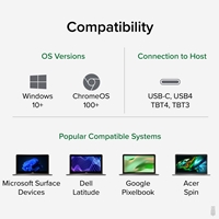 Plugable UD-MSTH2 USB-C Dual HDMI 4K 65W USB-C PD Driverless Docking Station - Image 7