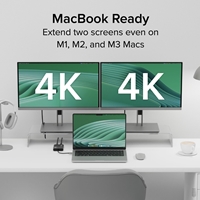 Plugable USBC-6950M Portable USB-C to Dual 4K DisplayLink Certified HDMI Adapter - Image 5