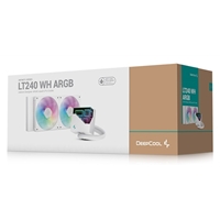 DeepCool LT240 Liquid CPU Cooler, 240mm Radiator, Dual 120mm ARGB Fans, Infinity Mirror Top Cap, Silent Operation, Anti-Leak Tech, White - Image 8