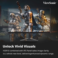 Viewsonic OMNI VX2779-HD-PRO  27 Inch IPS Gaming Monitor, Full HD, 180Hz, 1ms,  2x HDMI, DisplayPort, Freesync, HDR10, VESA - Image 6