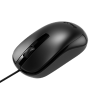 Genius DX-120 Wired USB Type-C Plug and Play Mouse, 1200 DPI Optical Tracking, 3 Button with Scroll Wheel, Ambidextrous Design with 1.5m Cable, Black - Image 6