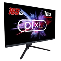 piXL CM27F10 27 Inch Frameless Gaming Monitor, Widescreen LCD Panel, Full HD 1920x1080, 1ms Response Time, 165Hz Refresh, Display Port / HDMI, 16.7 Million Colour Support, VESA Wall Mount, Black Finish - Image 5
