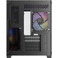 Antec CX600M ARGB Mini-Tower PC Gaming Case, 270 Full-View Tempered Glass, 3x 120mm ARGB LED Fans, USB 3.0, Dust Filters, Tool-Free Installation, Black - Image 4