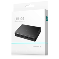 DeepCool USB HUB 4 ports, Easy Setup, Plug-and-play, Windows, macOS Compatibility, Connecting Multiple USB Devices, Black - Image 5