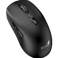 Genius AI Copilot Wireless Bluetooth Silent Mouse, Blutooth & 2.4 GHz, Adjustable DPI levels up to 16000 DPI, 7 Button with Scroll Wheel, Black - Image 4