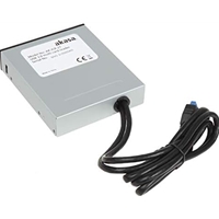 Akasa USB 3.0 Multi Card Reader, Supports CF/MS/SD/MicroSD UHS-II Cards, 3.5", Internal USB 3.0 Connector, Black, for PC - Image 5