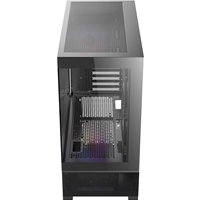 ANTEC CX500M Micro Tower Gaming Case, Black, ARGB, 2  x USB 3.0 / 1 x USB Type-C, Tempered Glass Side Panel, Micro-ATX/ITX - Image 5
