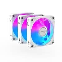 Gigabyte AORUS EZ Chain Fan 120 Ice 120mm ARGB Fans with Easy Daisy-Chain Setup 3-Pack White - Image 5