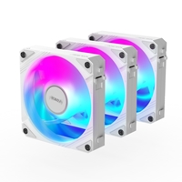 Gigabyte AORUS EZ Chain Fan 120 Ice 120mm ARGB Fans with Easy Daisy-Chain Setup 3-Pack White - Image 6