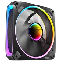 Antec Orbit 120 ARGB 120 mm PWM Fan Triple Pack  - 120 mm x 28 mm, Fluid Dynamic Bearing, 200-2000 RPM, 66.72 CFM, aRGB Lighting, Anti-Vibration Pads - Image 8