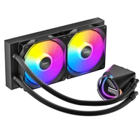 Antec Skeleton 240 ARGB Liquid CPU Cooler, Universal Socket, Black, 240mm Radiator, PWM up to 2000 RPM Cooling Fans, Addressable RGB LED Lighting - Image 6